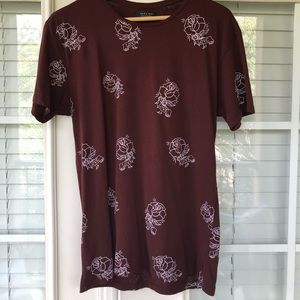 Zara Man - Tattoo Style Roses tshirt